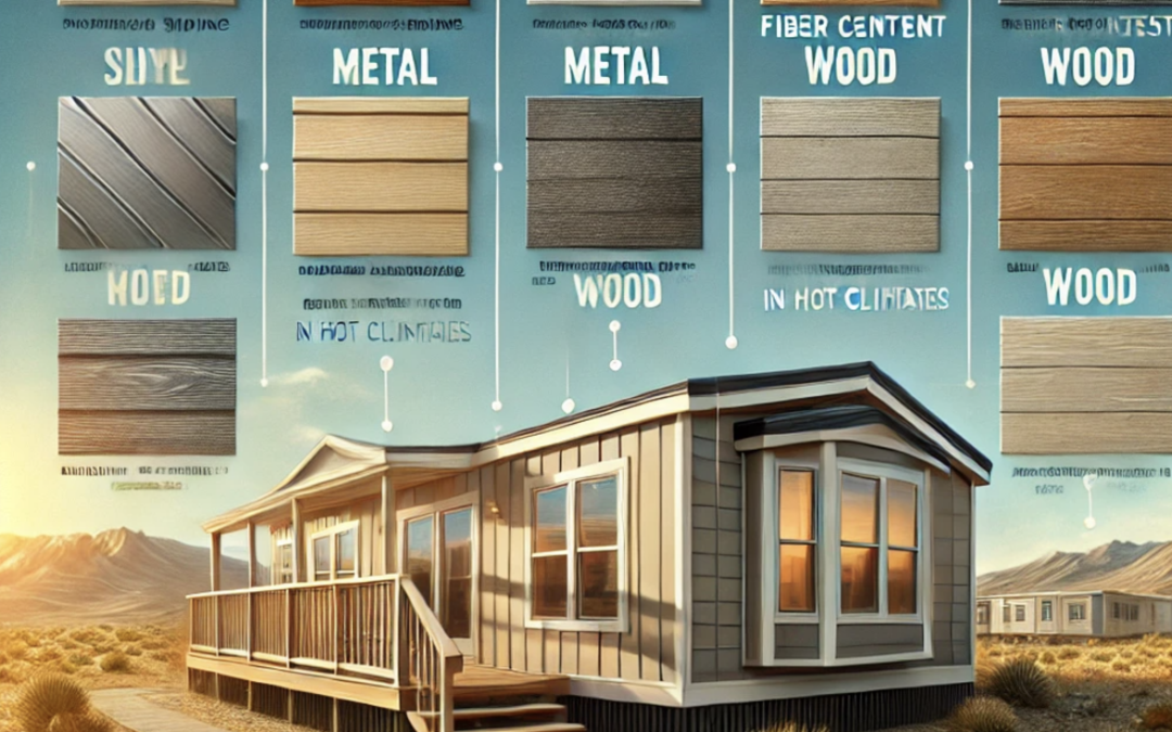 Choosing the Best Siding for Manufactured Homes in Hot Climates